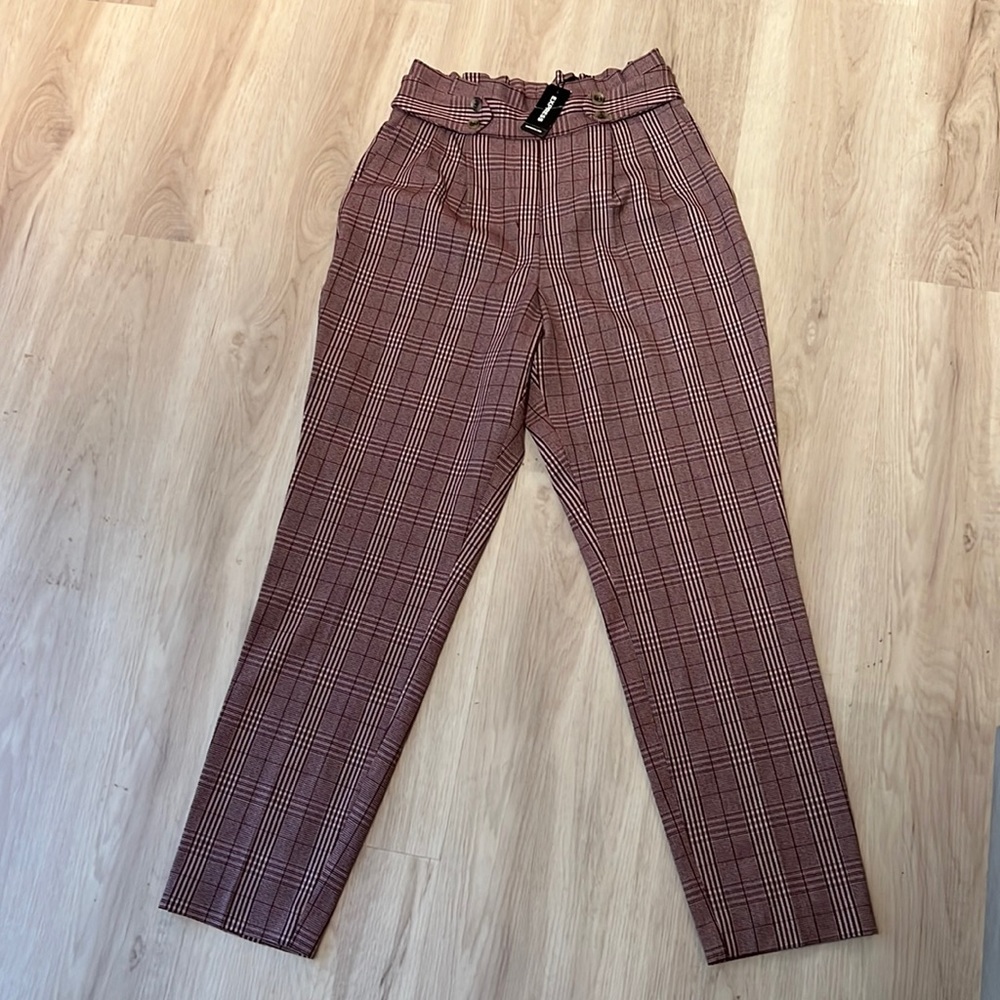 Express Ankle High Rise pants.